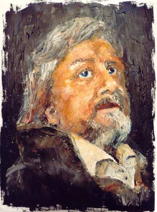 Bearded Actor with black background - by Mark Tompsett