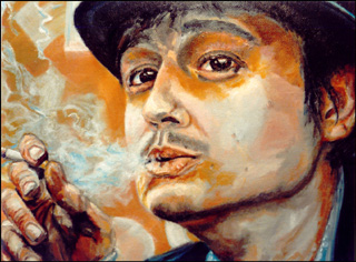 Pete Doherty - Artwork by Mark Tompsett