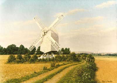 Chillenden Mill by John Hawke